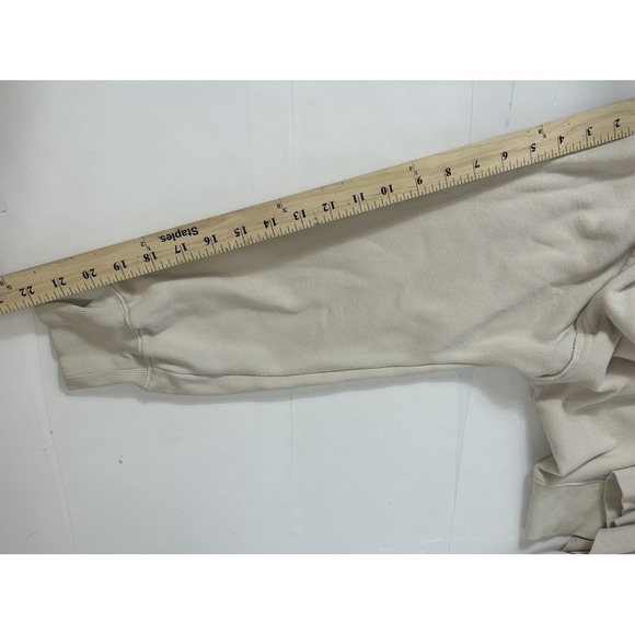 ALO YOGA Renown Crew Neck Pullover Bone - Small sweater sweatshirt cream - Picture 7 of 10